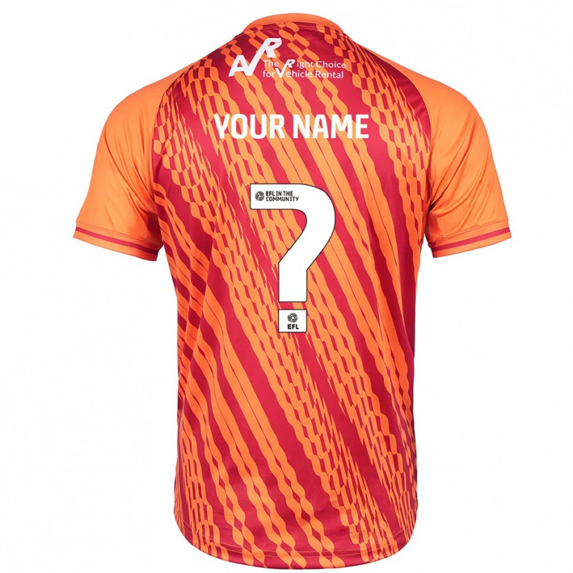 Danxen Mujer Camiseta Shrewsbury Town Naranja Portero Equipación 2025/26 La Camisa México