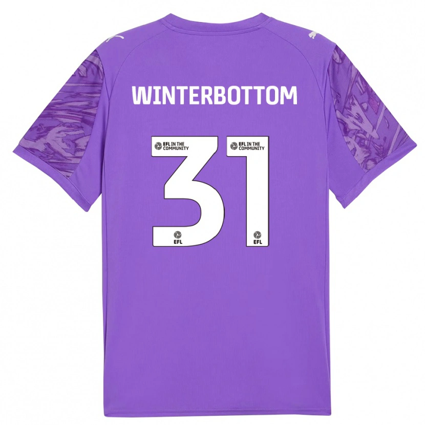 Danxen Mujer Camiseta Ben Winterbottom #31 Azul Malin-Slate Portero Equipación 2025/26 La Camisa México