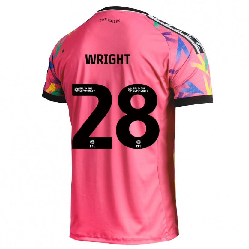 Danxen Mujer Camiseta Jordan Wright #28 Magenta Portero Equipación 2025/26 La Camisa México