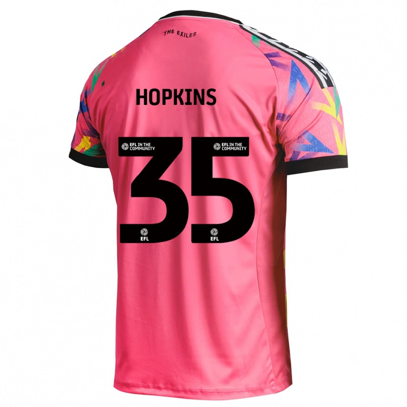 Danxen Mujer Camiseta Bailey Hopkins #35 Magenta Portero Equipación 2025/26 La Camisa México
