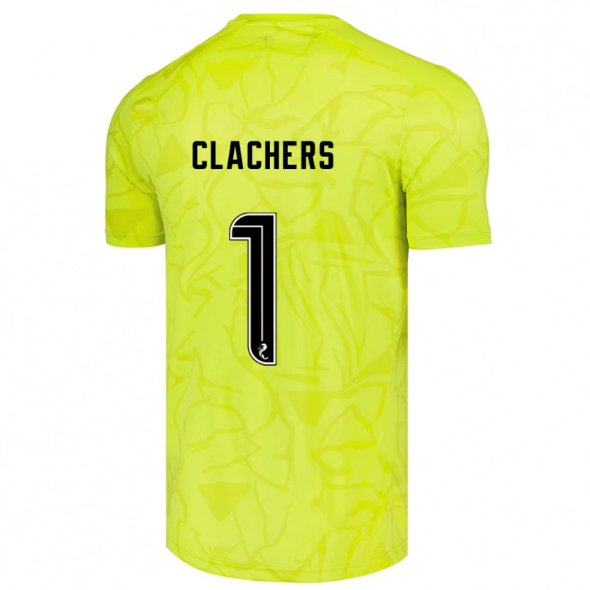 Danxen Mujer Camiseta Erin Clachers #1 Negro Amarillo Portero Equipación 2025/26 La Camisa México