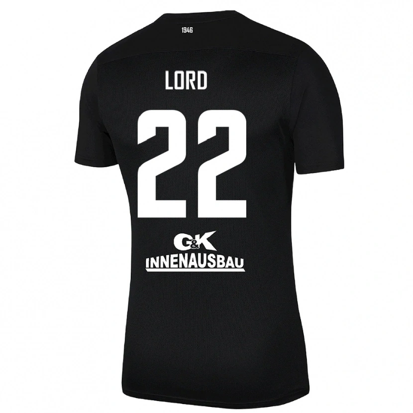 Danxen Mujer Camiseta Louis Lord #22 Blanco Negro Portero Equipación 2025/26 La Camisa México