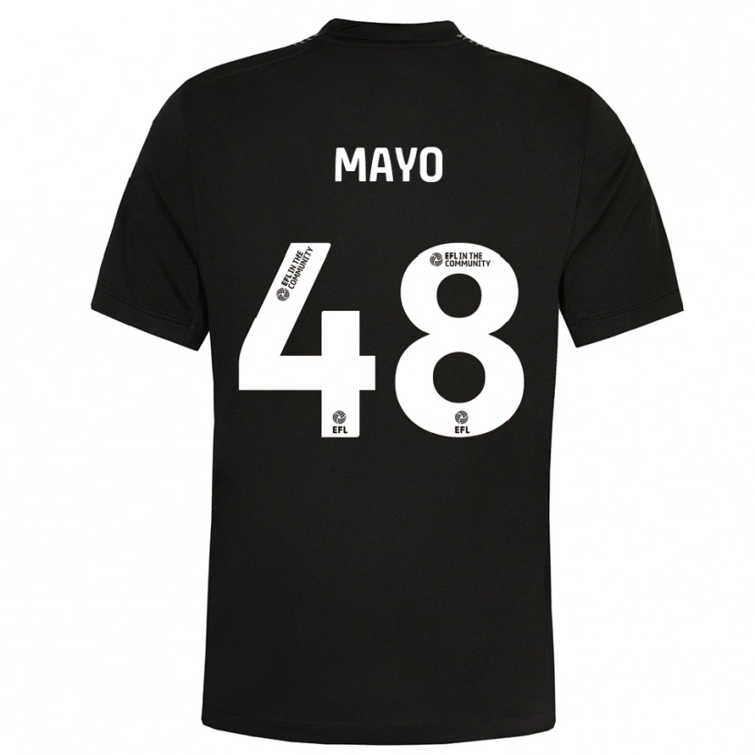 Danxen Mujer Camiseta Bradley Mayo #48 Negro Blanco Portero Equipación 2025/26 La Camisa México