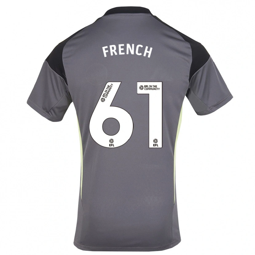 Danxen Mujer Camiseta Harry French #61 Blanco Gris Portero Equipación 2025/26 La Camisa México