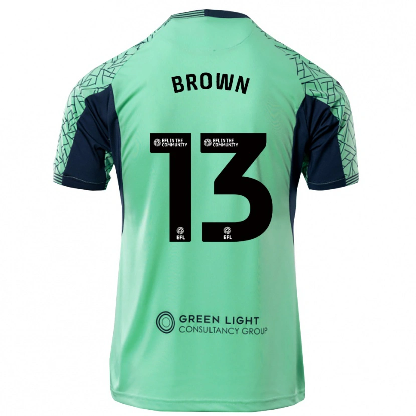 Danxen Mujer Camiseta Mason Brown #13 Negro Acua Portero Equipación 2025/26 La Camisa México