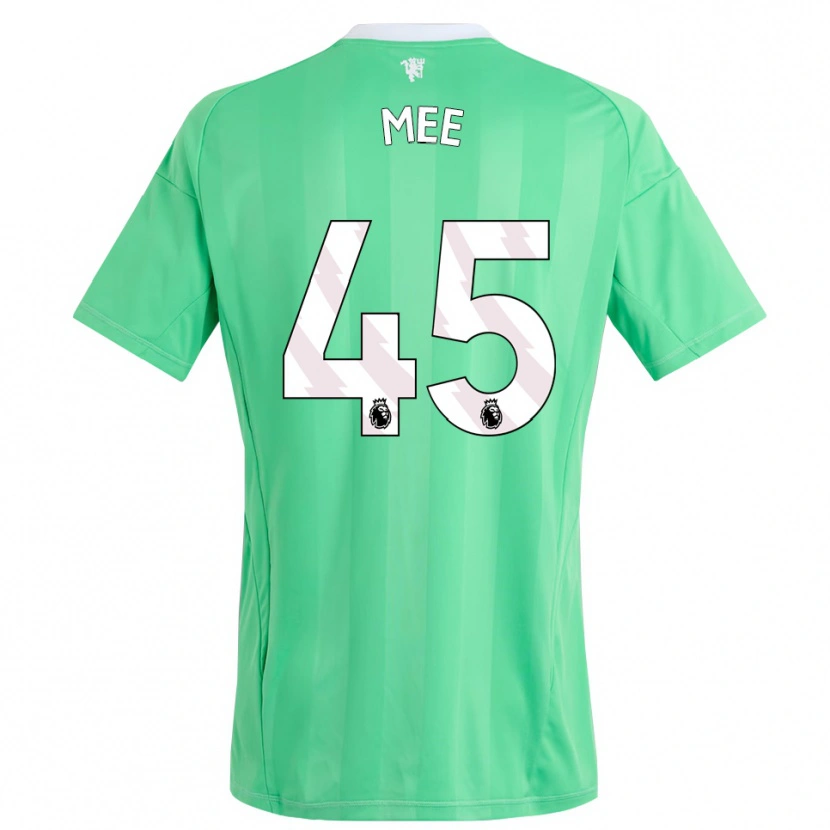 Danxen Mujer Camiseta Dermot Mee #45 Verde Esmeralda Portero Equipación 2025/26 La Camisa México