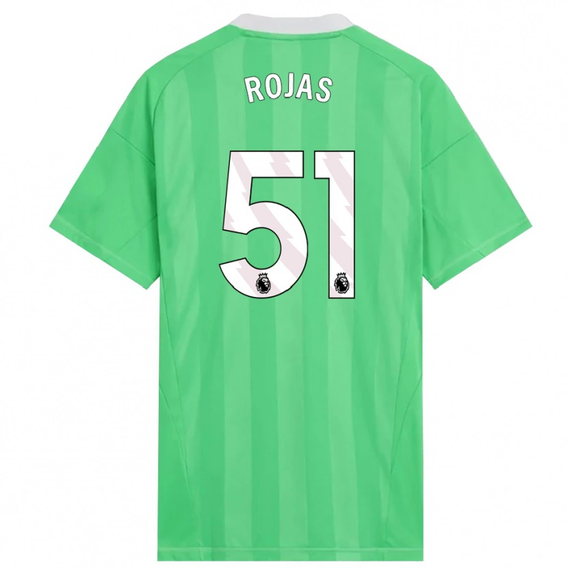 Danxen Mujer Camiseta Alexéi Rojas #51 Verde Claro Blanco Portero Equipación 2025/26 La Camisa México