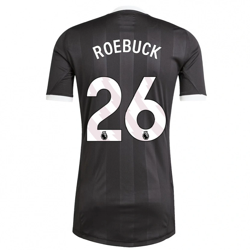 Danxen Mujer Camiseta Ellie Roebuck #26 Blanco Negro Portero Equipación 2025/26 La Camisa México