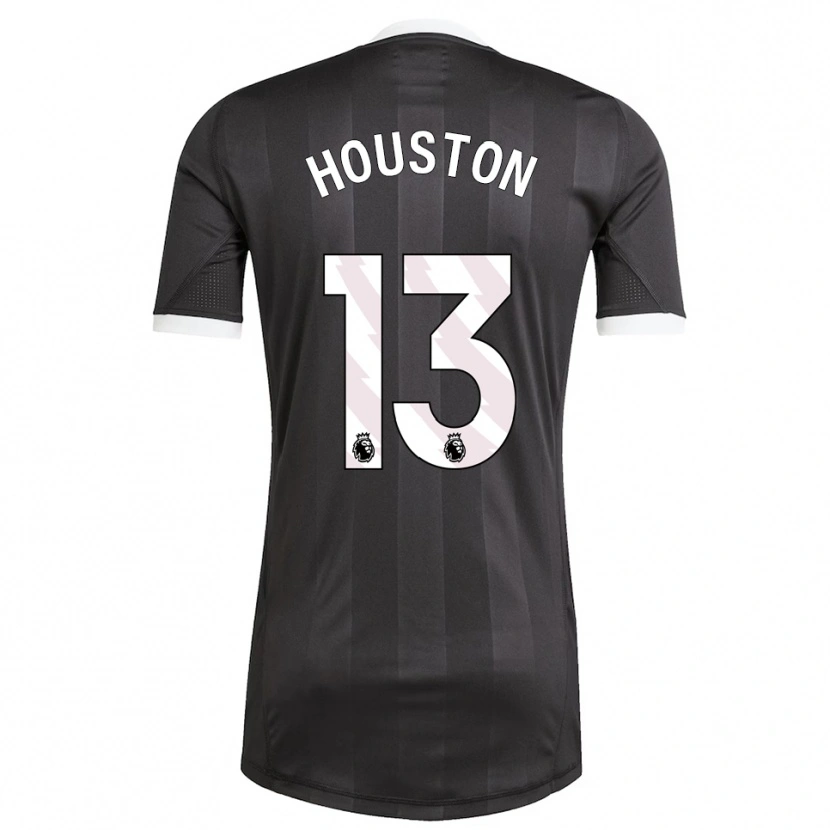 Danxen Mujer Camiseta Theo Houston #13 Blanco Negro Portero Equipación 2025/26 La Camisa México