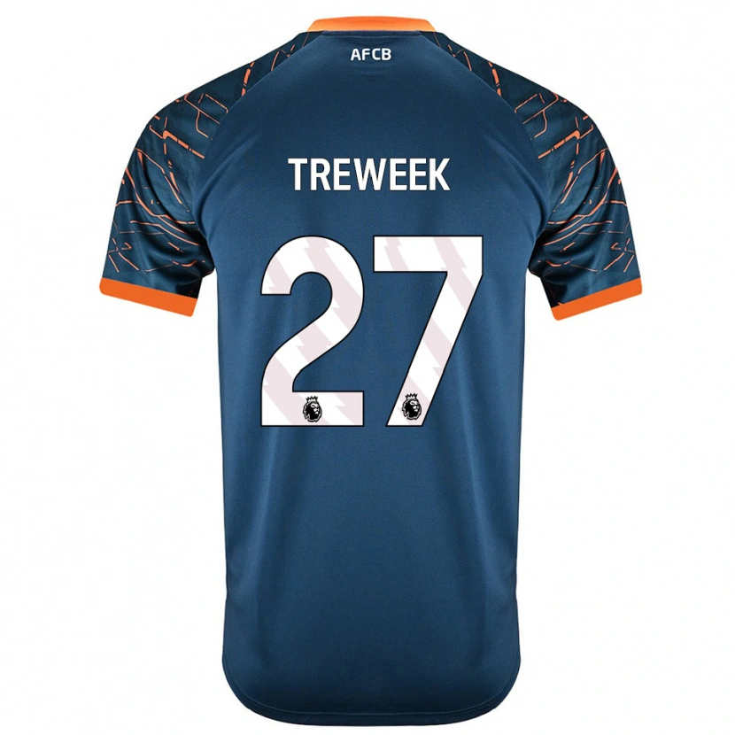 Danxen Mujer Camiseta Amber Treweek #27 Azul Pizarra Oscuro Portero Equipación 2025/26 La Camisa México