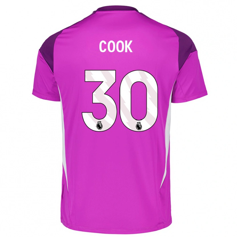 Danxen Mujer Camiseta Robbie Cook #30 Blanco Blanco Portero Equipación 2025/26 La Camisa México