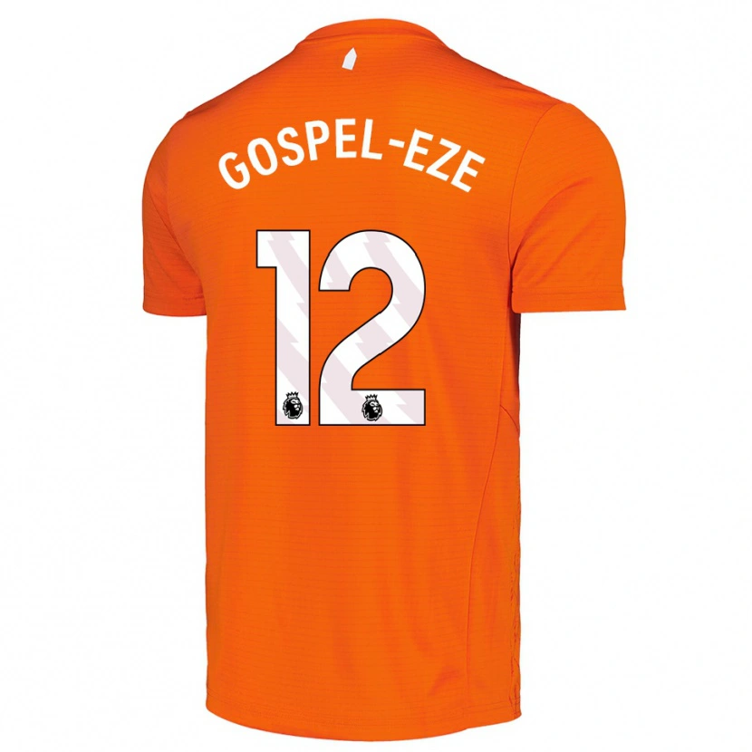Danxen Mujer Camiseta Goodness Gospel-Eze #12 Naranja Negro Portero Equipación 2025/26 La Camisa México