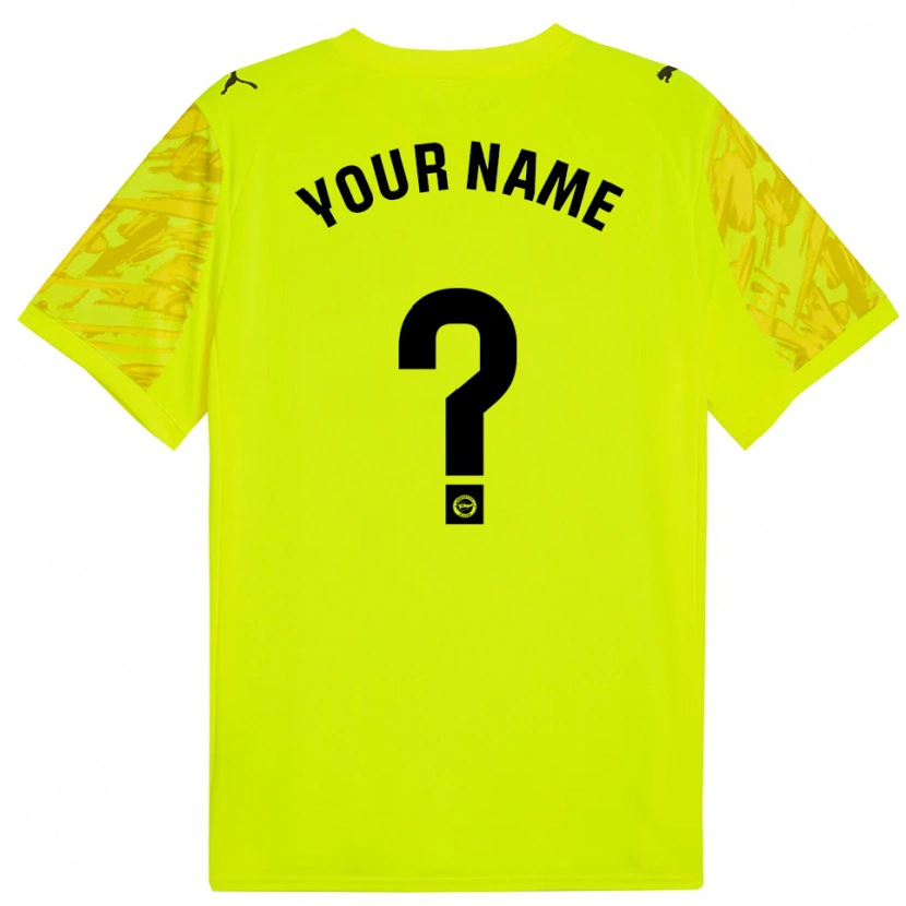 Danxen Mujer Camiseta Deportivo Alaves Amarillo Negro Portero Equipación 2025/26 La Camisa México