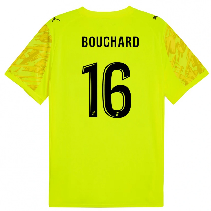 Danxen Mujer Camiseta Ambre Bouchard #16 Verde Fluorescente Negro Portero Equipación 2025/26 La Camisa México