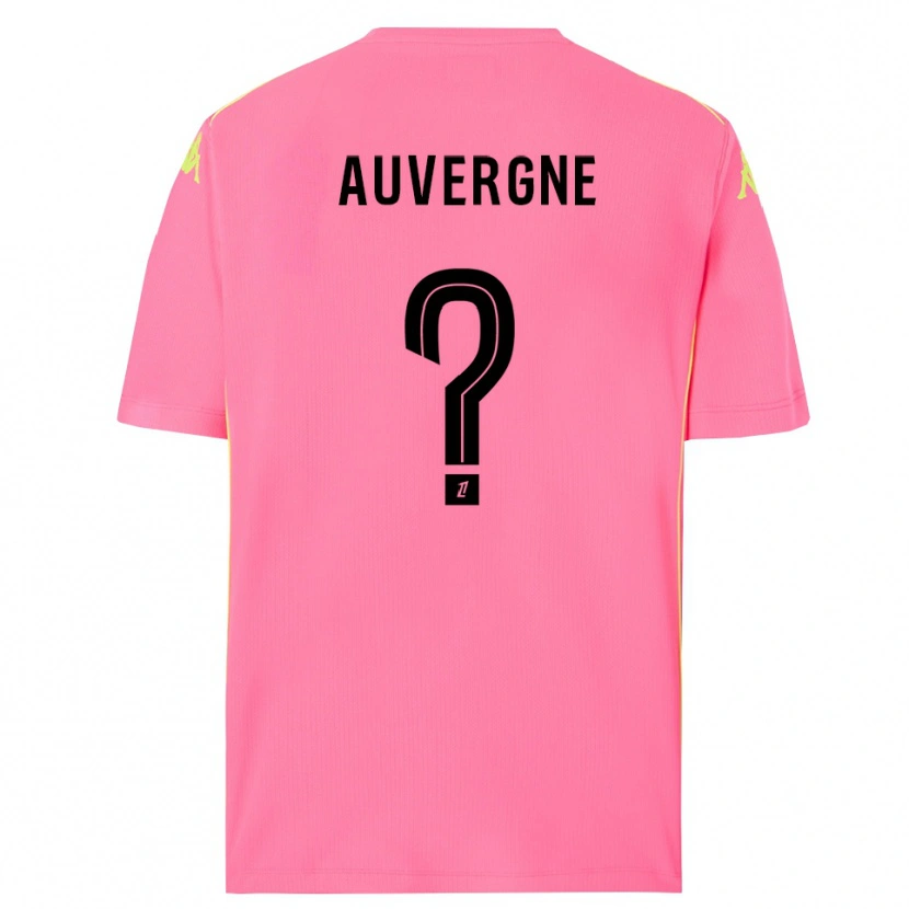 Danxen Mujer Camiseta Dorian Auvergne #0 Rosa Caliente Negro Portero Equipación 2025/26 La Camisa México