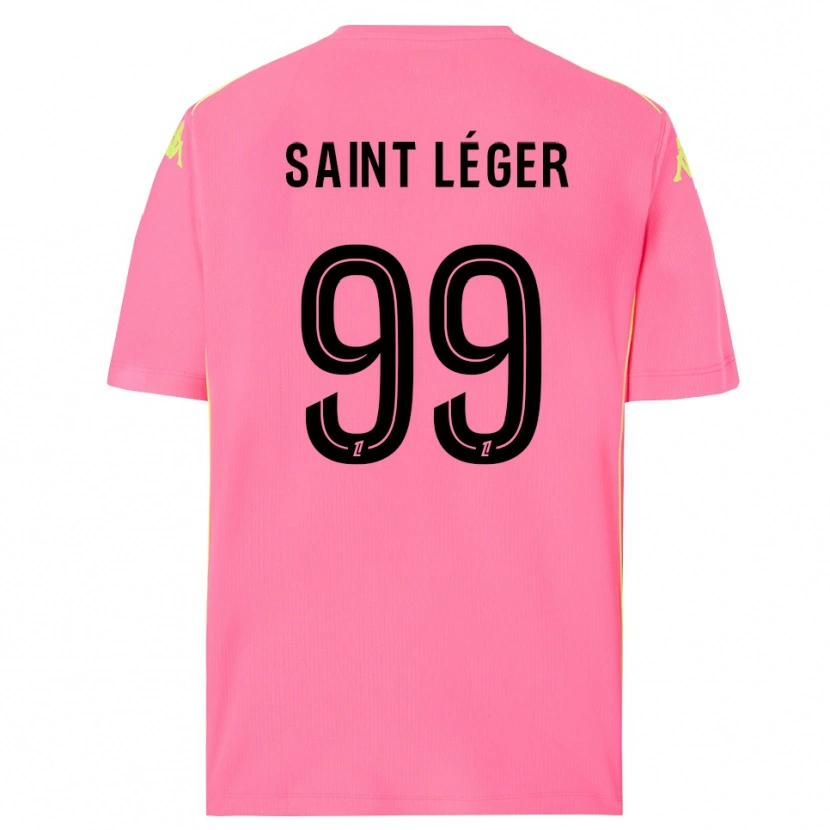 Danxen Mujer Camiseta Maureen Saint Léger #99 Rosa Caliente Negro Portero Equipación 2025/26 La Camisa México