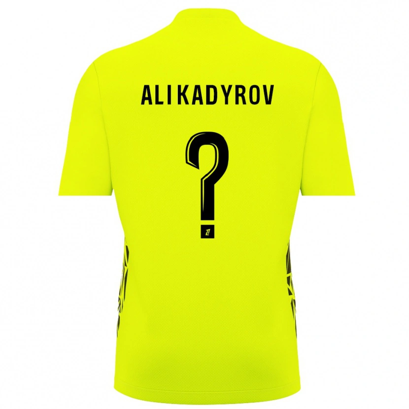 Danxen Mujer Camiseta Tourpal Ali Kadyrov #0 Verde Fluorescente Portero Equipación 2025/26 La Camisa México