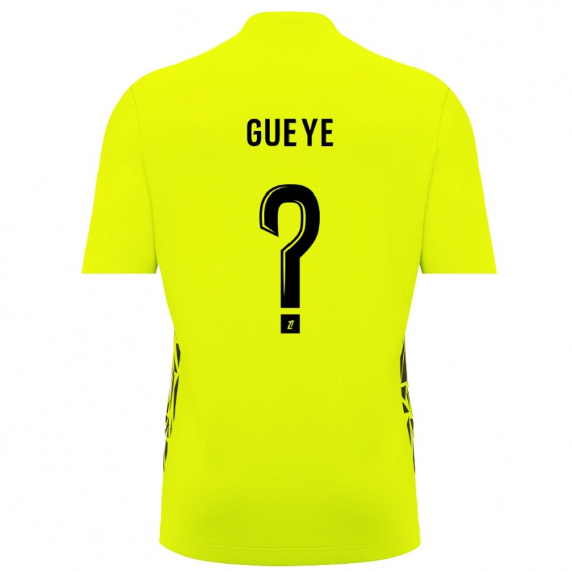 Danxen Mujer Camiseta Khady Gueye #0 Verde Fluorescente Portero Equipación 2025/26 La Camisa México