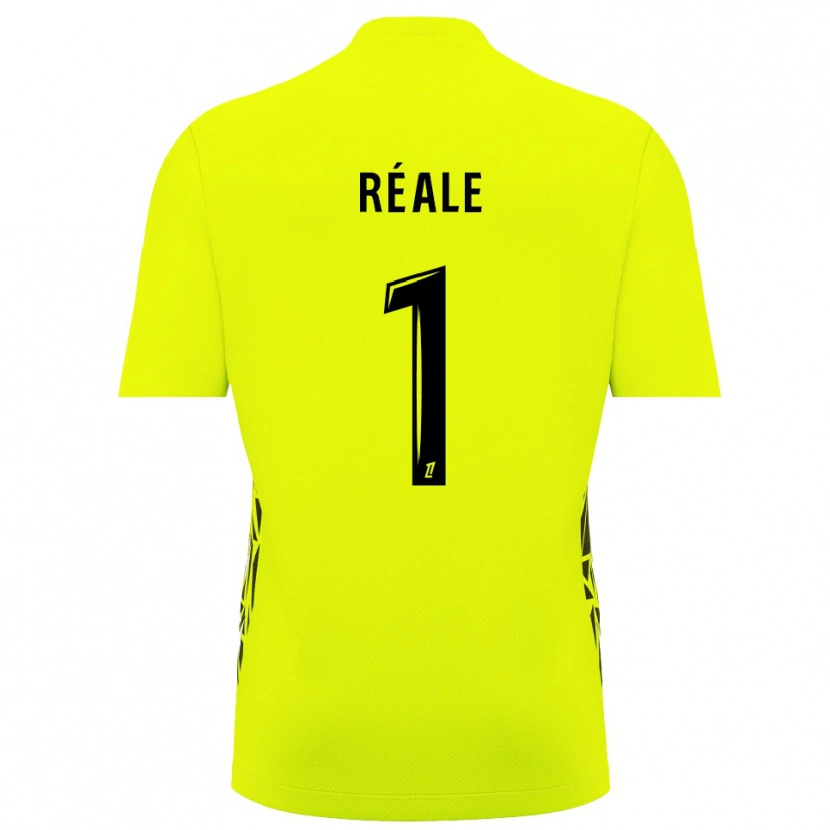 Danxen Mujer Camiseta Pierre Réale #1 Verde Fluorescente Portero Equipación 2025/26 La Camisa México