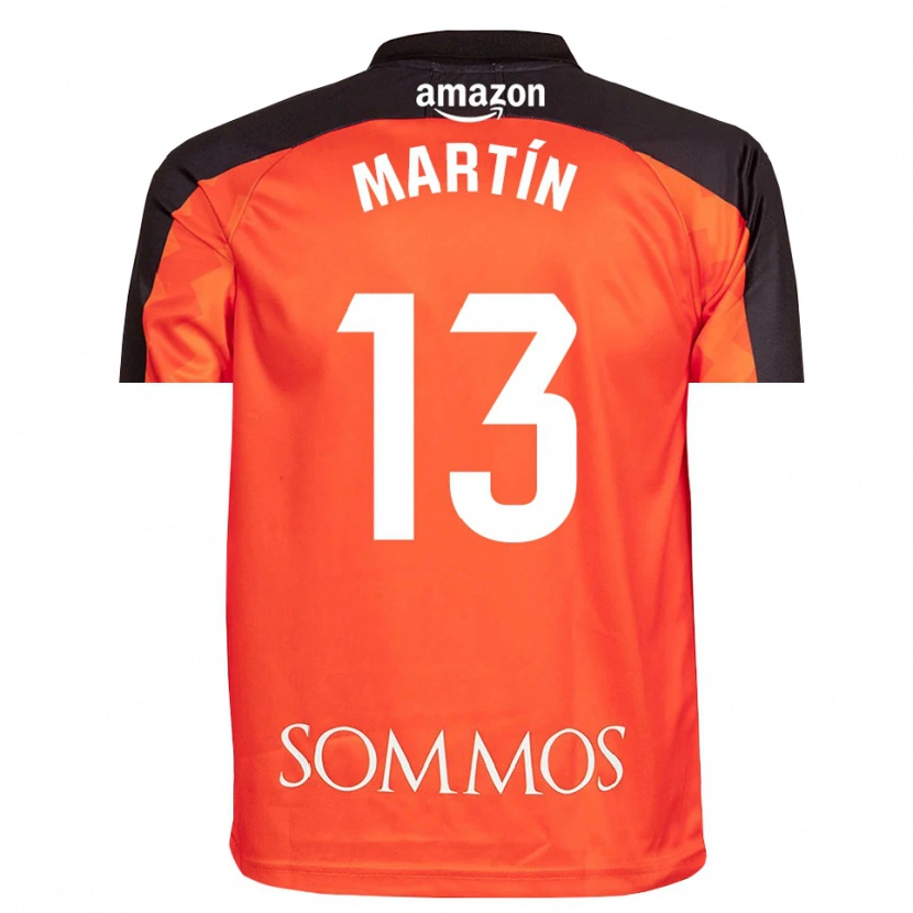 Danxen Mujer Camiseta Dani Martín #13 Naranja Negro Portero Equipación 2025/26 La Camisa México