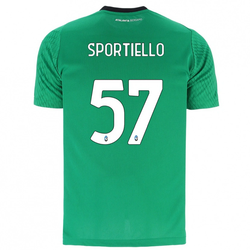 Danxen Mujer Camiseta Marco Sportiello #57 Verde Esmeralda Portero Equipación 2025/26 La Camisa México