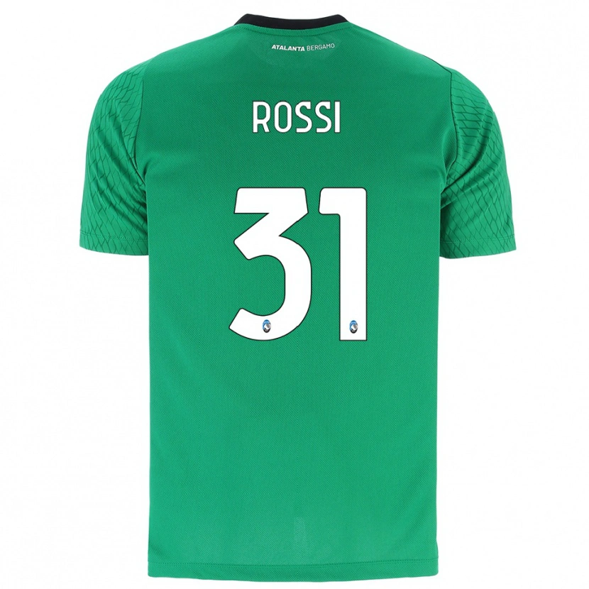 Danxen Mujer Camiseta Francesco Rossi #31 Verde Esmeralda Portero Equipación 2025/26 La Camisa México