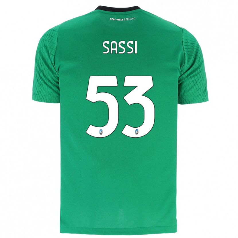 Danxen Mujer Camiseta Jacopo Sassi #53 Verde Esmeralda Portero Equipación 2025/26 La Camisa México