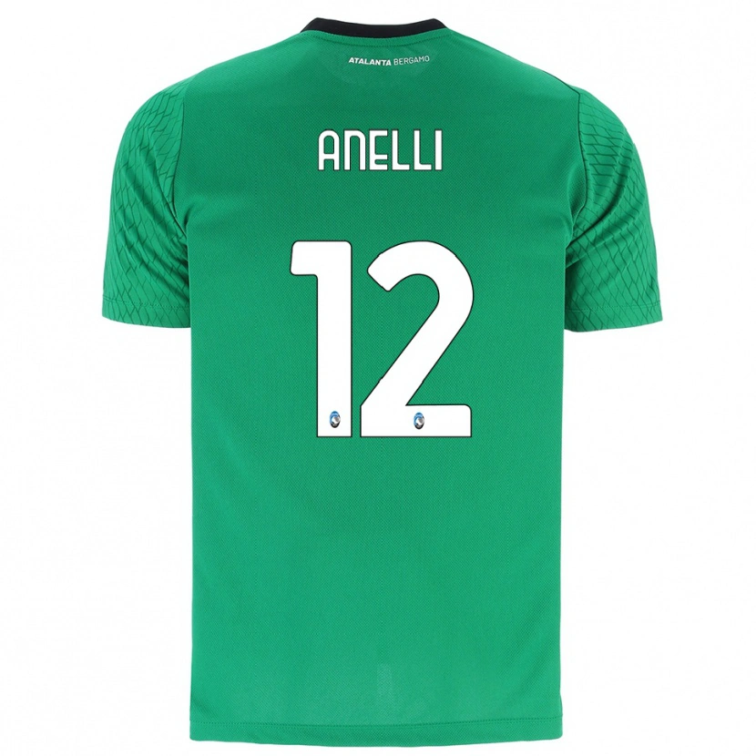 Danxen Mujer Camiseta Alessandro Anelli #12 Verde Esmeralda Portero Equipación 2025/26 La Camisa México