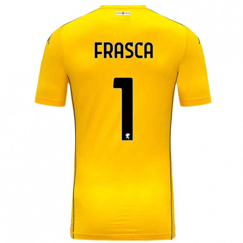 Danxen Mujer Camiseta Andrea Frasca #1 Amarillo Oscuro Negro Portero Equipación 2025/26 La Camisa México