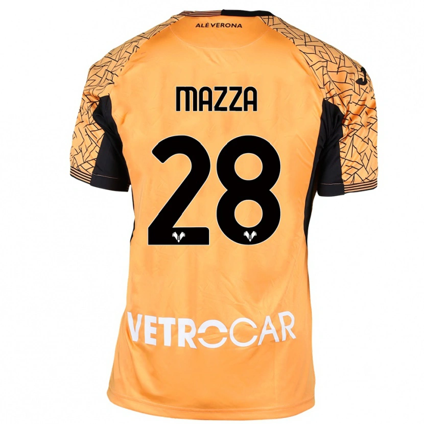 Danxen Mujer Camiseta Vittoria Karol Mazza #28 Naranja Negro Blanco Portero Equipación 2025/26 La Camisa México
