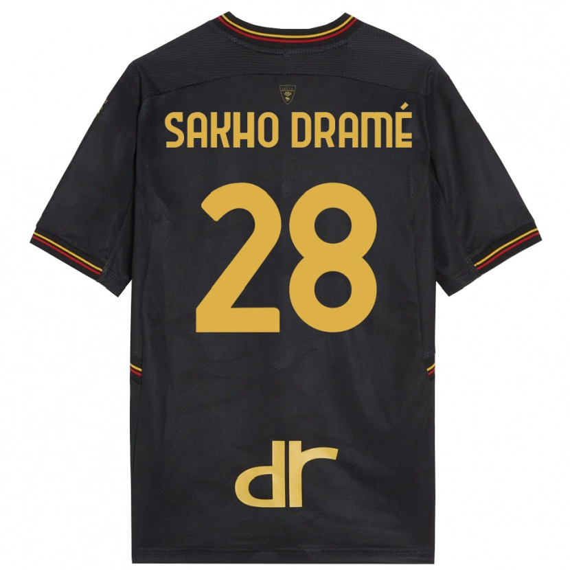 Danxen Mujer Camiseta Samba Sakho Dramé #28 Negro Marrón Portero Equipación 2025/26 La Camisa México