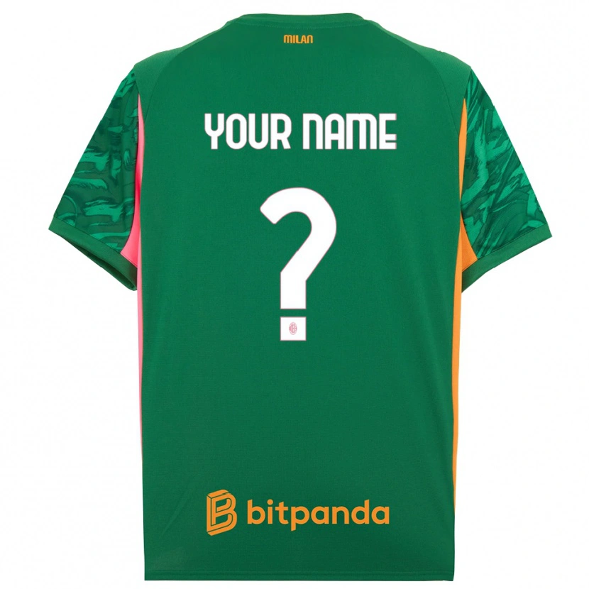 Danxen Mujer Camiseta AC Milan Verde Naranja Rosa Portero Equipación 2025/26 La Camisa México