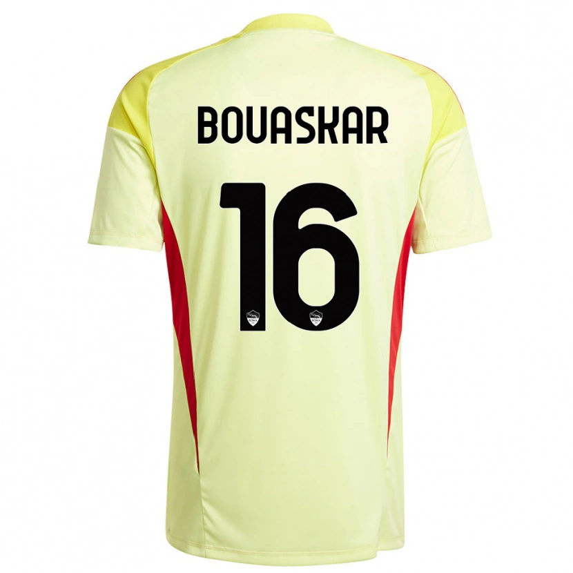 Danxen Mujer Camiseta Slim Bouaskar #16 Amarillo Claro Naranja Portero Equipación 2025/26 La Camisa México