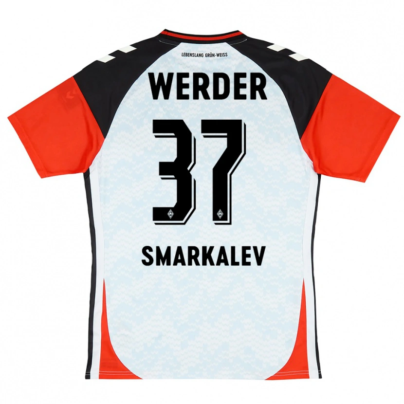Danxen Mujer Camiseta Stefan Smarkalev #37 Amarillo Rojo Negro Portero Equipación 2025/26 La Camisa México