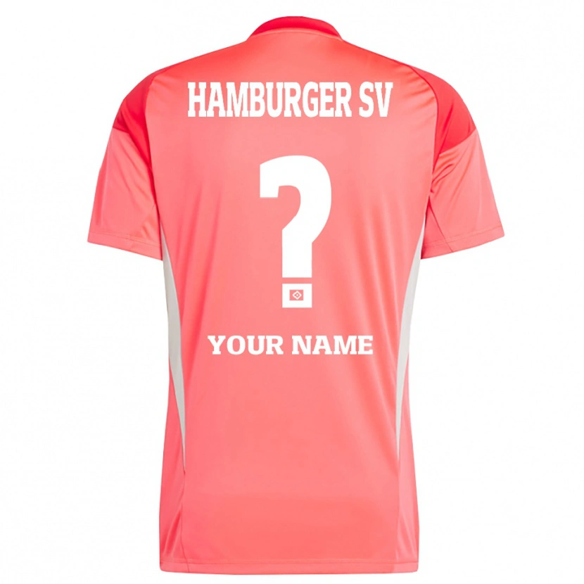 Danxen Mujer Camiseta Hamburger SV Naranja Rojo Portero Equipación 2025/26 La Camisa México