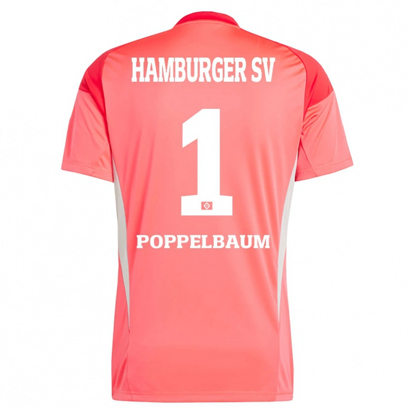 Danxen Mujer Camiseta Colin Poppelbaum #1 Naranja Rojo Portero Equipación 2025/26 La Camisa México