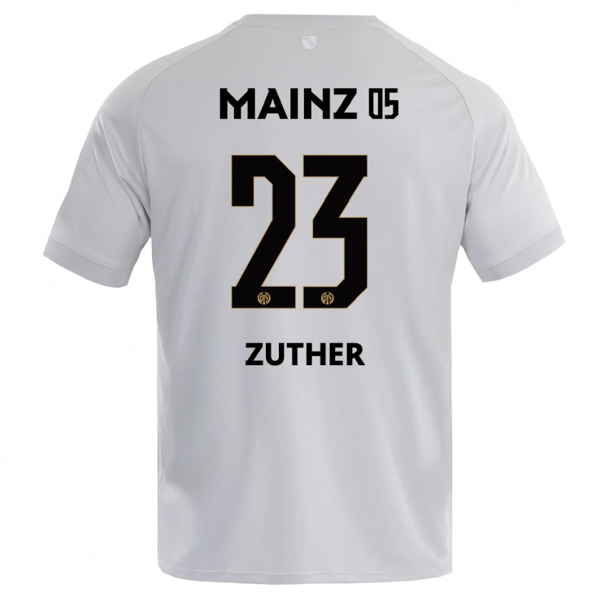 Danxen Mujer Camiseta Pit Zuther #23 Gris Azul Claro Portero Equipación 2025/26 La Camisa México