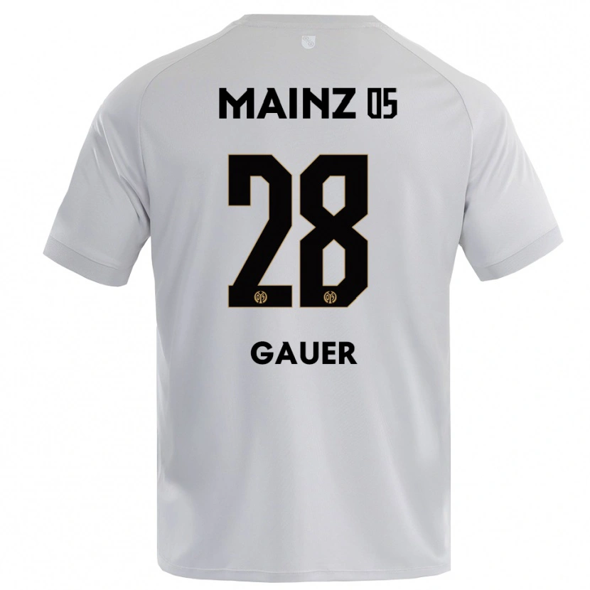 Danxen Mujer Camiseta Luke Gauer #28 Gris Azul Claro Portero Equipación 2025/26 La Camisa México