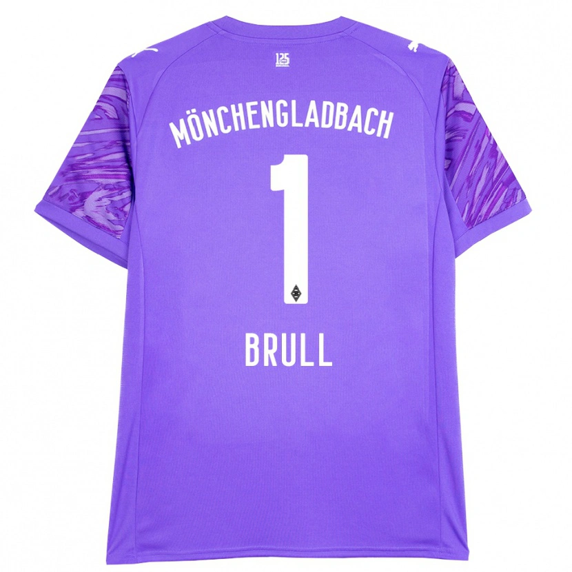 Danxen Mujer Camiseta Maximilian Brüll #1 Lila Blanco Portero Equipación 2025/26 La Camisa México