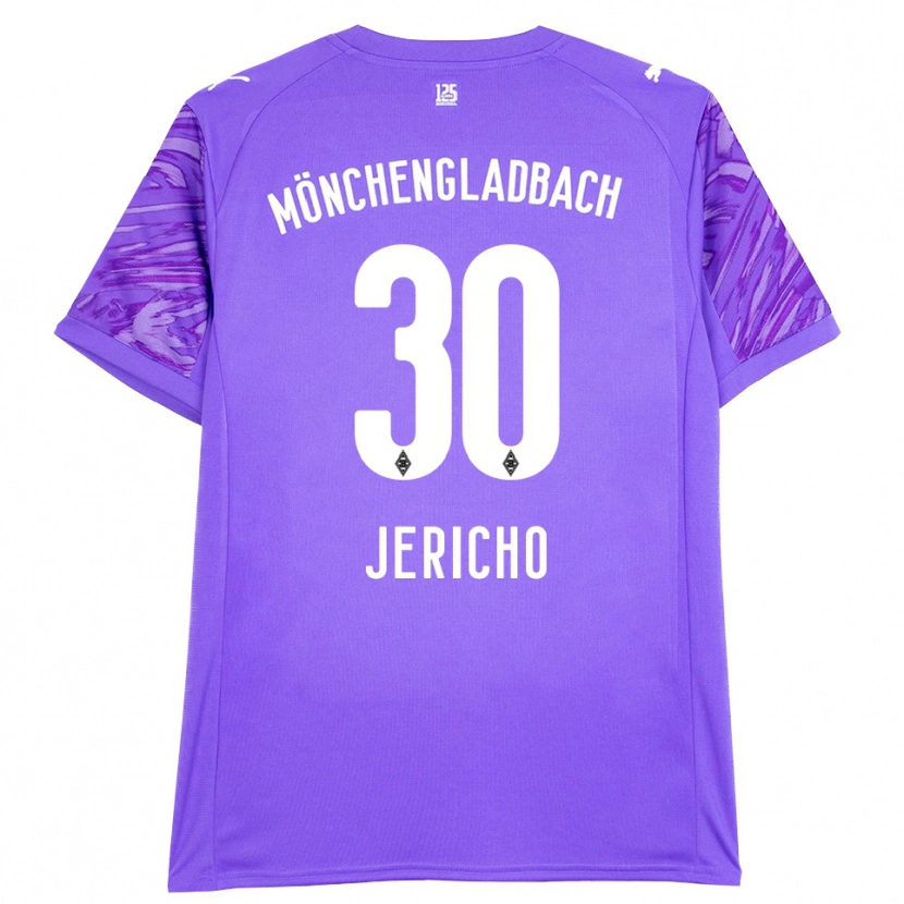 Danxen Mujer Camiseta Aidan Jericho #30 Lila Blanco Portero Equipación 2025/26 La Camisa México