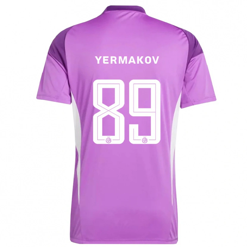Danxen Mujer Camiseta Georgiy Yermakov #89 Lila Morado Portero Equipación 2025/26 La Camisa México