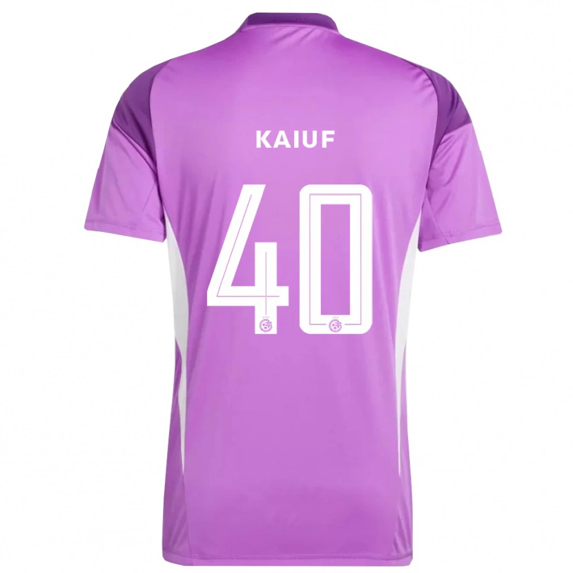 Danxen Mujer Camiseta Sharif Kaiuf #40 Lila Morado Portero Equipación 2025/26 La Camisa México