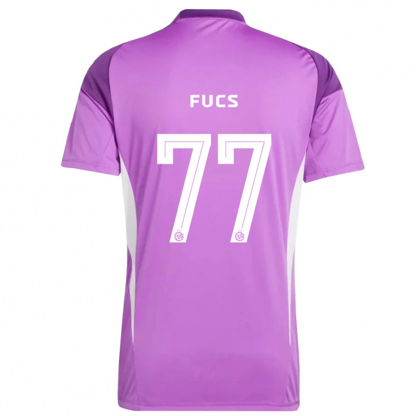 Danxen Mujer Camiseta Roee Fucs #77 Lila Morado Portero Equipación 2025/26 La Camisa México