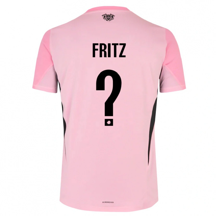 Danxen Mujer Camiseta Gustav Fritz #0 Negro Rosa Portero Equipación 2025/26 La Camisa México