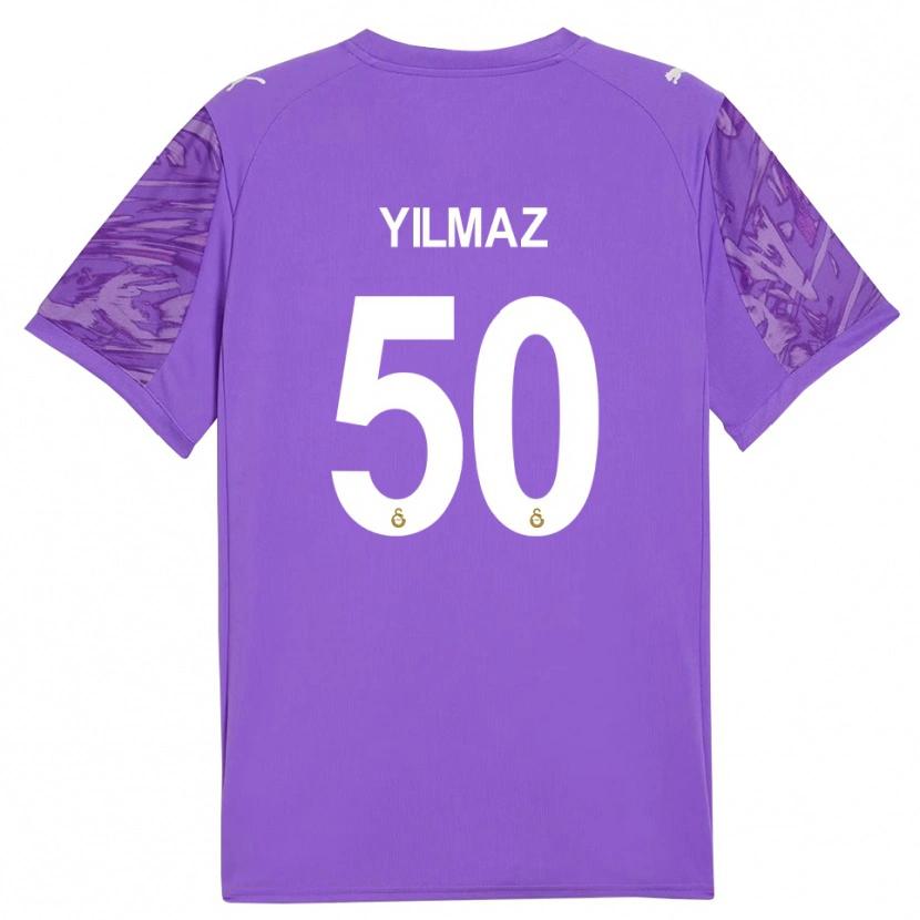 Danxen Mujer Camiseta Jankat Yılmaz #50 Blanco Morado Portero Equipación 2025/26 La Camisa México