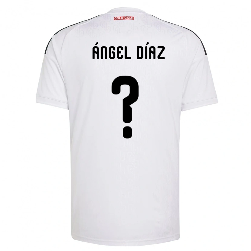 Danxen Niño Camiseta Ángel Díaz #0 Blanco Negro 1ª Equipación 2026/27 La Camisa México