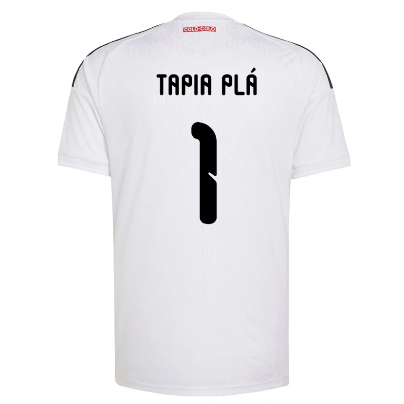 Danxen Niño Camiseta Santiago Tapia Plá #1 Blanco Negro 1ª Equipación 2026/27 La Camisa México