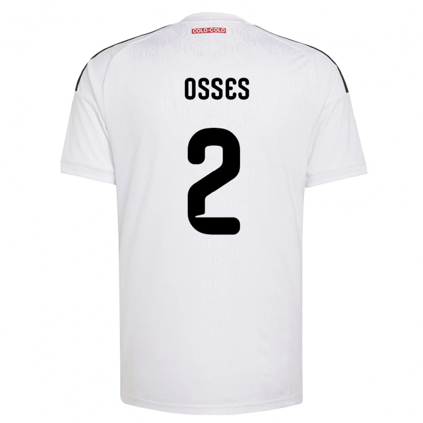 Danxen Niño Camiseta Martina Osses #2 Blanco Negro 1ª Equipación 2026/27 La Camisa México