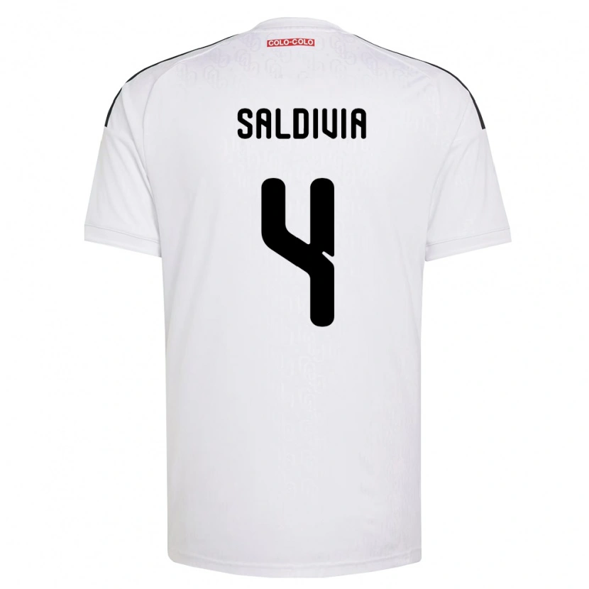 Danxen Niño Camiseta Alan Saldivia #4 Blanco Negro 1ª Equipación 2026/27 La Camisa México