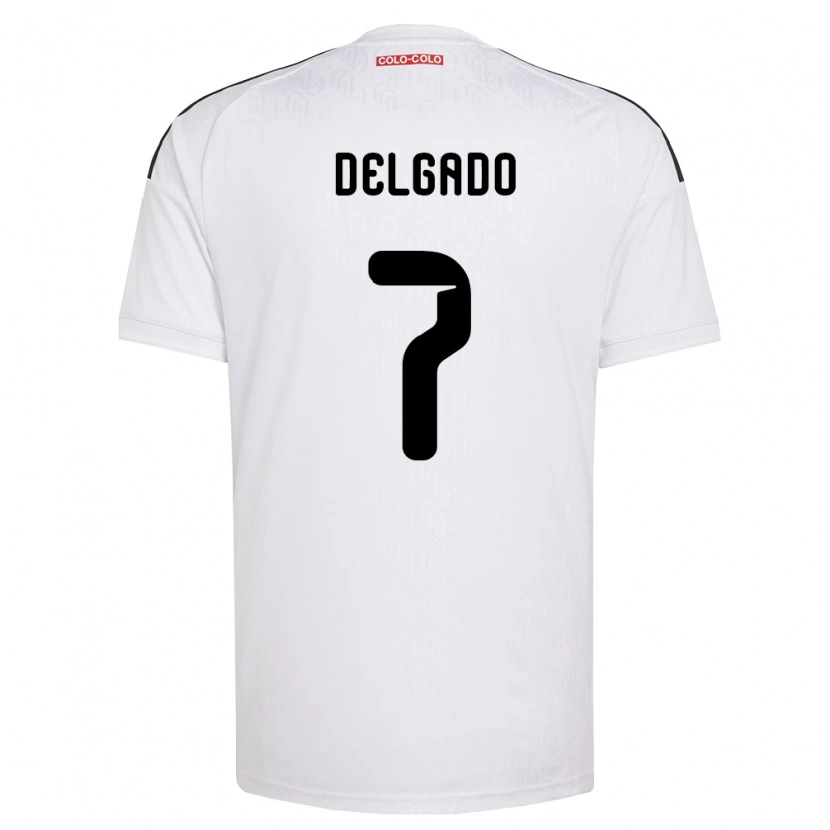 Danxen Niño Camiseta Amaro Delgado #7 Blanco Negro 1ª Equipación 2026/27 La Camisa México